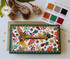 Handmade greeting card with leaves on it and autumn blessings sentiment on it. Handmade greeting card with leaves on it and autumn blessings sentiment on it.