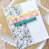 Mini Strips Stamp - Thanks Add-ons