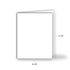 Heavyweight A2 Card Bases Sugar Cube (Side Fold)
