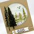 Handmade greeting card with trees on it and you rock, dad sentiment on it.