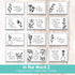 Clipboard Calendar Cards - In the Word 2