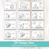 Clipboard Calendar Cards - Oh Hoppy Day