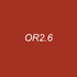 OLO Brush Half - OR2.6 Red Ochre