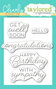 Sentiment Staples stamp set