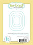 Ridged Rounded Rectangle Stacklets Die Set