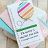 Handmade greeting card with balloon on it and I'm sorry I called you old, I thought you knew sentiment on it.