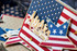 American Flag Cutting Plate Die