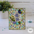 Handmade greeting card with flowers on it and it's your day! wish big sentiments on it.
