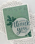Vintage Sprigs Background Stamp