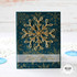 Swirling Snow Background Stamp