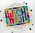 Handmade greeting card with make a wish sentiment on it. Handmade greeting card with make a wish sentiment on it.
