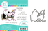 Gus & Gertie - Get Crafty Stamp & Die Combo