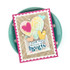 Handmade greeting card with hearts on it and I love you with all my hearts sentiments on it.