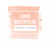 TE Liquid Watercolor - Peaches 'n Cream