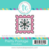 Pretty Postage Stamp - Snowflake