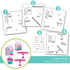 Cake Walk Stencil & Clear Stamp Combo