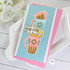 Handmade greeting card with mugs on it and take life one cup at a time sentiment on it. Handmade greeting card with mugs on it and take life one cup at a time sentiment on it.