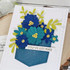 Handmade greeting card with flowers on it and you've got mail sentiment on it.