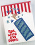 Americana Split 6x6 Background Stamp