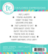 Mini Strips Stamp - Hey Lady