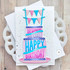 Handmade greeting card with layered cake on it with did someone say cake? happy birthday sentiment on it with cardstock in the background.