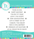 Mini Strips Stamp - What's the Scoop?