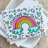 Sending You Joy Background Stamp