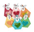 Shaker Bubble Heart (set of 8)