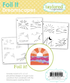 A graphic of packaging of three layers for foiling creating a sunset over an ocean.