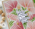 Handmade greeting card with flowers on it and you make the world a better place sentiment on it.