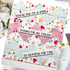 Handmade greeting card with different patterned triangles on it with you're one of a kind, thanks for all you do, and so grateful for you sentiments on it.