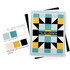 Handmade greeting card with patterned triangles on it with you are wonderful sentiment on it.