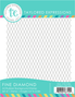 Fine Diamond Background Stamp