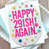 Handmade greeting card with stars on it an dhappy 29ish again sentiment on it. Handmade greeting card with stars on it an dhappy 29ish again sentiment on it.
