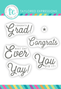 Perfect Pennant Clear Stamp Set - Grad