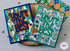Two handmade greeting cards with you're the best and happy father's day sentiments.