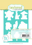 Graphic of carnival themed cutting plate dies for paper crafting.