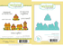 Graphic featuring the Happy Home Stamp Set with a cozy house and neighborhood border, alongside the coordinating dies that cut out the stamped designs.