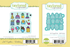 Two product images showing the All Together – Birthday stamp with 12 festive icons, and the coordinating die set for cutting out each birthday-themed shape.