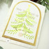 Handmade greeting card with tree on it and christmas sentiment on it.