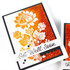 Handmade greeting card with flowers on it and get well soon sentiment on it.