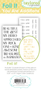 Graphic of Foil It - You Are Additions which includes 12 panels, 8 of the add on words and 4 of the you are sentiments, for foiling for papercrafting.