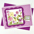 Handmade greeting card with flowers on it and love you sentiment on it.