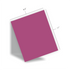 Image of Taylored Expressions Berry Smoothie cardstock which is a purple color with measurements on it.