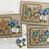 Three handmade greeting card with flowers on each and sentiments on all of them.
