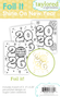 Graphic of Foil It - Shine on New Year which includes 2026 in different styles to be foiled.
