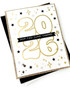 Handmade greeting card with sparkles on it and 2026 with pop! fizz! clink! cheers! sentiment on it.