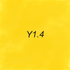 Image of OLO Y1.4 Lemon which is an OLO marker color.
