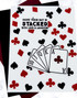 Handmade greeting card with playing cards on it and hope your day is stacked with luck and laughter sentiment on it.