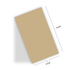 Triple Slim Paper Pack - Toffee